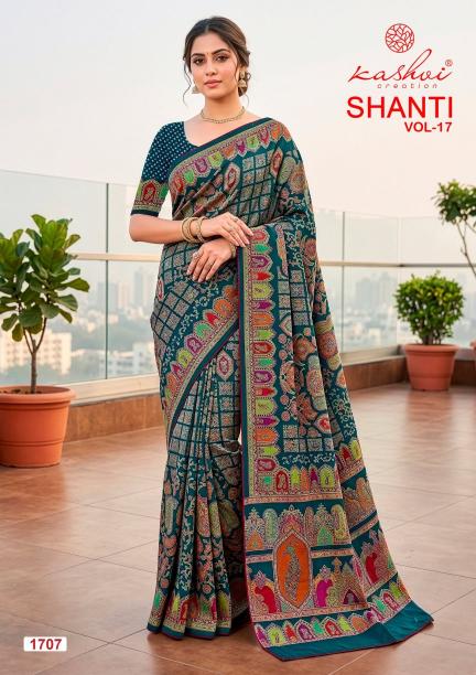 Kashvi shanti vol-17 saree wholesale market